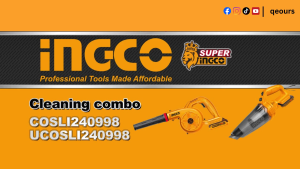 INGCO 20V 2-IN-1 CORDLESS VACUUM CLEANER & BLOWER COMBO KIT | COSLI240998
