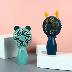 FSHL0598 Kipas Angin Genggam Model Telinga Kipas Angin Mini Fan Recharger Portable Kipas Tangan Mini