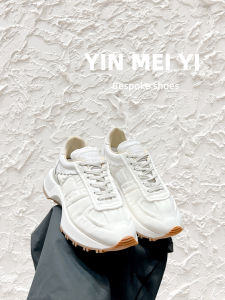 Yu Shuxin Zhao Lusi 2025 New Thick Bottom Retro Dad Shoes Womens Heightening Sports Shoes De Xin Shoes Casual Leather Interior