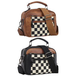 Nữ mojoyce Tote túi lớn rô túi đeo vai bằng da PU cho du lịch và sử dụng thường nhật