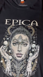Kaos Band Metal Epica Tshirt Bootleg Baju Musik
