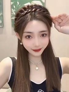 ห่วงผม เปียคาดศีรษะ สำหรับ ผู้หญิง ห่วง MODE Korea รุ่น ห่วง รัดผม