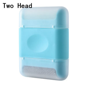 Double Head Lint Remover Manual Hair Ball Trimmer Fuzz Pellet Cut Machine Portable Epilator Sweater Clothe Shaver Laundry