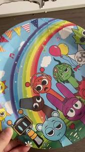 Hasbro | Cartoon Pony Theme Birthday Party Decor Disposable Tableware Pink Little Pony Cup Plate Baby Shower Kids Birthday Party Supplies