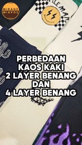 Kaos Kaki Oldschool - Kaos Kaki Skate Halloween Smile Back - 4LAYER BENANG - K52