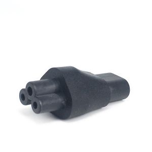 IEC 3Pin Female to 2Pin Male IEC 320 C5 to C8 power adapter