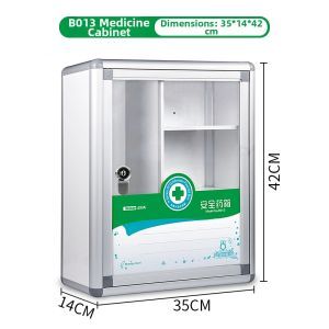 GOLDLONSEN | Wall-Mounted Lockable Small First Aid Box