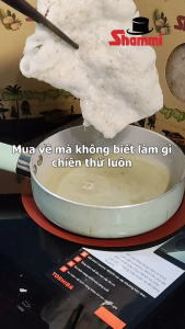 [CHƯA NƯỚNG]Bánh Tráng Mè Nước Cốt Dừa Shammi 500g - Đặc Sản Bình Định Bánh Tráng Nướng Thơm Béo Nhiều Mè