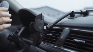 Dashboard Phone Holder for Car 9in Flexible Long Arm Universal Handsfree Windshield Phone Mount Adjustable Bracket
