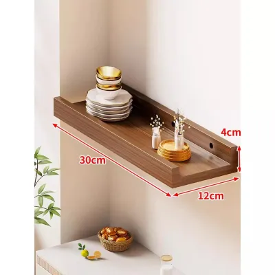 evesigar | Decorative Floating Wooden Shelf for Living Room and Bedroom