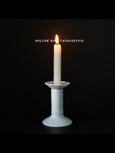 Nordic Romantic Heart Shaped Ceramic Candle Holder Atmosphere Bar Counter Decorative Candlelight Dinner Table Decoration