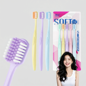 SHOOGE | Wide Head Soft Travel Toothbrush M