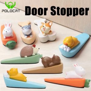 Polocat น่ารักรูปสัตว์กันชนประตูป้องกันการหยิกมือความปลอดภัย Doorstop ความปลอดภัยหนักการ์ตูนพีวีซีประตูหยุดสำหรับโฮมออฟฟิศ