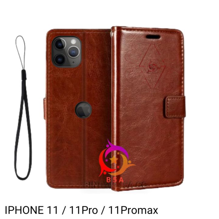 iPhone 11 11 Pro 11 Pro Max LEATHER CASE SARUNG HP DOMPET