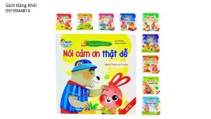 Sách - Truyện tranh giao tiếp cùng con lớn khôn song ngữ 10 quyển cho bé