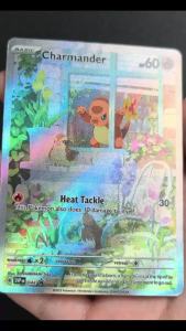 Funism | Self Made English Charmander #044 2023 Scarlet & Violet Promo Game Collection Card Toy