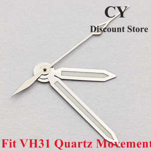 RICHUS VH31 Watch Hands Silver Black Watch Hands 8mmx12mmx12.5mm Green Luminous Fit VH31 Movement Watch Accessories Parts