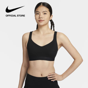 Nike Dri-Fit Womens Indy Light Support Padded Adjustable Sports Bra - Black [FD1069-010]