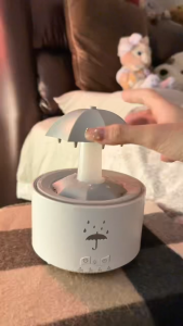 Raindrop Aroma Diffuser & Humidifier | Sleep Aid Night Light | Remote & Timer