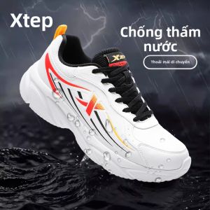 XTEP | Giày Thể Thao Chống Thấm Nước Siêu Nhẹ Chống Sốc