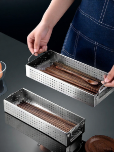 Disinfecting Chopstick Storage Rack 304 Stainless Steel