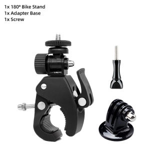 Bicycle Handlebar Mount Motorcycle Holder For Gopro Hero 13 12 11 10 9 8 SJCAM SJ4000 AKASO X5 insta360 DJI Osmo Action Camera