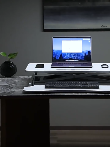 Height-Adjustable Lifting Standing Desk Elevated Rack Workbench Computer Desk Foldable Office Desk