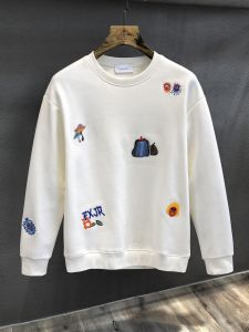 Fashionable Long Sleeve Fleece Lined Hoodie for Young Men Trendy Korean Style Streetwear Thick Cotton Crewneck Sweatshirt