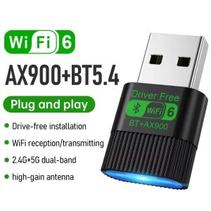 Aitemay WiFi6 AX286M Wireless Network Card AIC8800FC Chip MU MIMO Stable Connection WPA3 Encryption Plug and Play USB Wlan Adapter For Desktop Laptop
