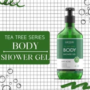 [ส่งฟรี] LUR SKIN TEA TREE SERIES BODY SHOWER GEL 300 ml - เจลอาบน้ำ ที ทรี ออยล์ สร้างอาบสะอาดชื่น ผิวขนาดของ