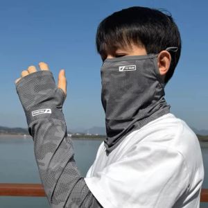 Mặt Nạ Đi Xe Đạp Thoáng Khí Chống Tia Cực Tím Khăn Quàng Cổ Bằng Lụa Băng Dành Cho Nam Giới Phụ Nữ Kem Chống Nắng Thể Thao Ngoài Trời Câu Cá Đi Bộ Đường Dài Làm Mát Mặt Che Mặt