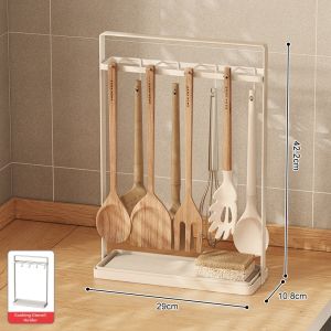HANYUXUAN | Spoon Hanging Kitchen Organizer for Cloth Draining and Utensil Storage