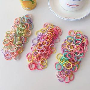 Dây Buộc Tóc Ngón Trỏ Nhiều Màu Sắc Cho Trẻ Em Dây Buộc Tóc Đàn Hồi Cao Cho Bé Gái Dây Buộc Tóc Bằng Cao Su Nhỏ Không Gây Tổn Thương Cho Tóc
