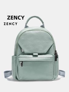 Ba Lô Da Thật Mềm Mại Dành Cho Nữ Zency Balo Du Lịch Thông Thường Túi Đeo Vai Chống Trộm Có Khóa Kéo Thời Trang Năm 2024