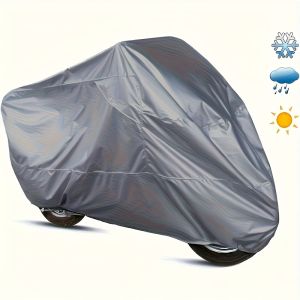Motorcycle & Rainproof Motorcycle Cover Compatible for Scooters E-Bikes Motorcycles - Heavy-Duty All-Weather with Windproof
