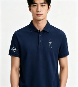 Summer New Golf Shirts Mens Casual Business Polo Shirt Short Sleeve T-shirt Golf Clothing Fashion Outdoor Sports Top Golf Wear