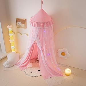 Princess Style Curtained Single Door Canopy
