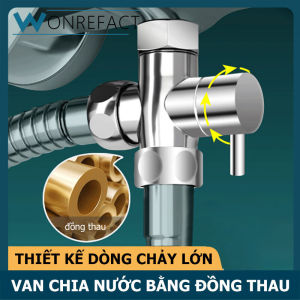 Đầu vòi sen phòng tắm van nhánh ba chiều chuyển đổi van đồng thau van nhánh công tắc độc lập phổ quát