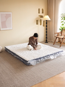 DECCO Compressed Roll Up Tencel Mattress Bed With Latex And High-Density Foam Pocket Spring Core Breathable Knitted Fabric Cover Suitable For Home and Hotel Bedrooms Tilam Gulung Mampat - Fulfilled by DECCO SHOP