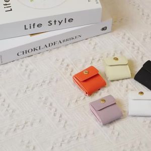 Túi Đựng Trang Sức Mini 4 Lưới Di Động Tổ Chức Túi Có Nút Bấm Cho Bông Tai Dây Chuyền Nhẫn Du Lịch Trang Sức Ốp Lưng