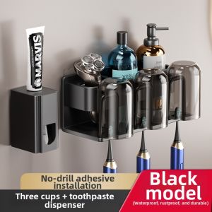 MOLORE | Automatic Toothpaste Dispenser Bathroom Shelf