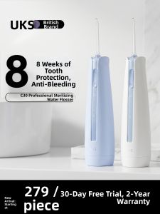 UKS | High-end Portable Water Flosser for Orthodontic Teeth Cleaning and Sterilizing