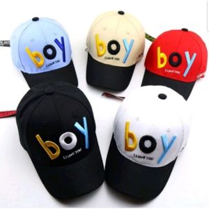 topi basbal anak/topi bodril lis BOY/topi tren masa kini/ topi anak laki laki prempuan