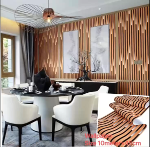 home size 10 meters x45 cm waterproof wood grain wood wallpaper self-adhesive wallpaper