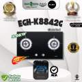 ELBA Dapur Gas Stove EGH-K8842G(BK)/8843G(BK)/8742G(BK) Glass Stove Kitchen Hob Stove Kitchen Appliances Dapur Hob Masak. 