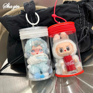 Doll Storage Bag Small Jar Doll Bag Winter Doll Storage Transparent Dustproof Hanging Bag Display