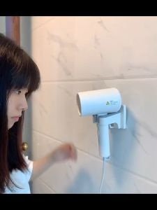 [จัดส่งจากกรุงเทพ] ที่แขวนไดร์เป่าผม ที่วางไดร์เป่าผม มีกาวในตัว ห้องส้วม ไม่ต้องเจาะผนัง ที่วางไดร์เป่าผมแบบติดผนัง