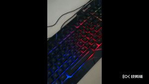 RGB Gaming Keyboard and Mouse Combo Full Size LED Colorful Light  Backlit Wired Keyboard and Mouse Set Gaming Mechanical Feel Keyboard and Mouse Set For Computer Desktop Laptop 键盘鼠标套装