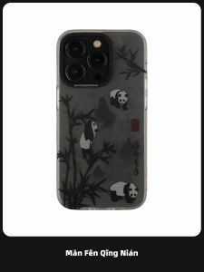 Creative Bamboo Forest Panda Phone Case High Lens Protection Shell for 16ProMax 14pro 15promax Huawei Mate60 70pro