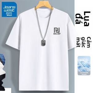 Jeanswest | Áo Thun Nam Mẫu Mới Tay Ngắn Icy Silk Cho Mùa Hè Khô Nhanh